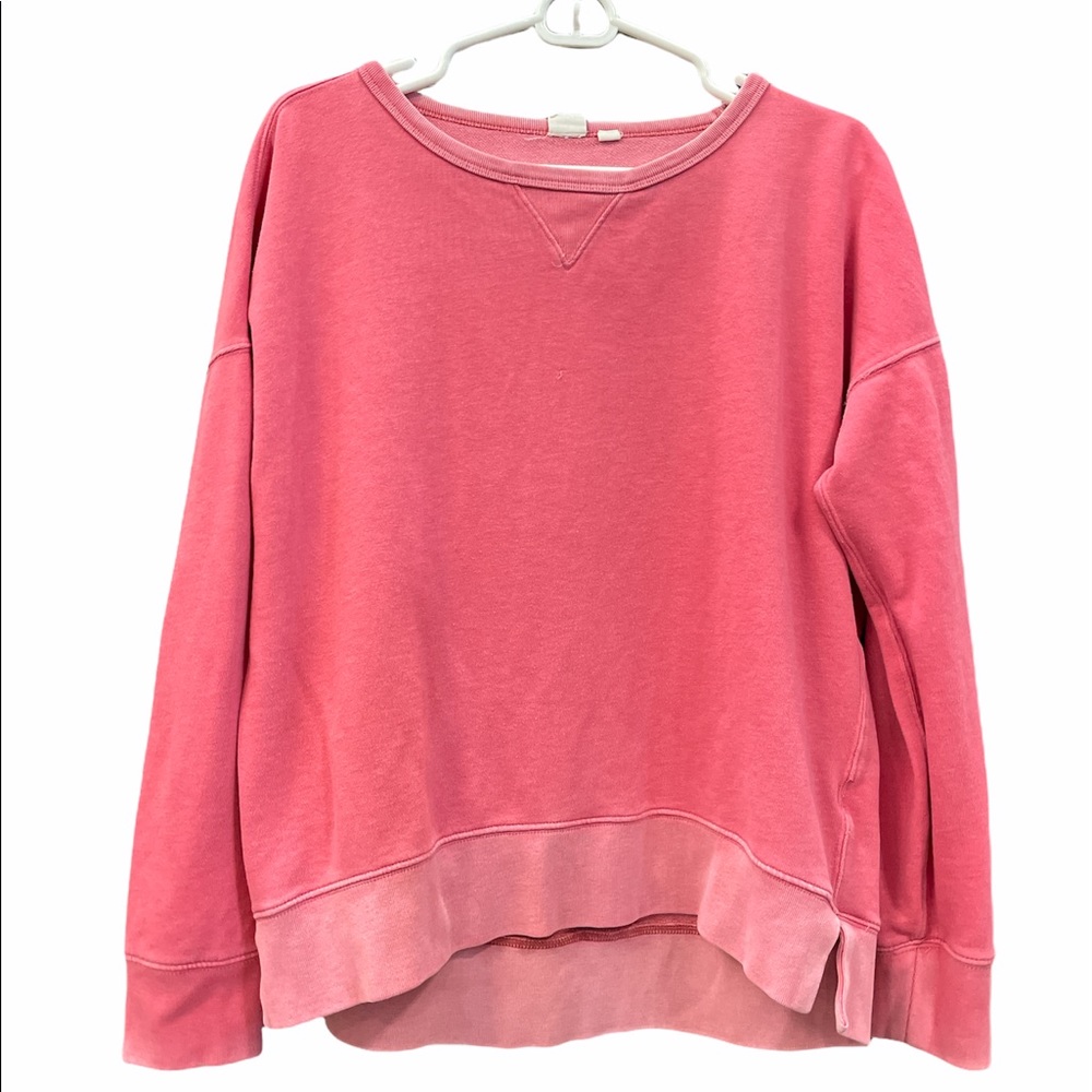 Medium Pink Gap Long Sleeve Thin Sweatshirt